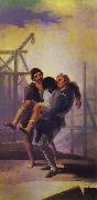 The Injured Mason Francisco Jose de Goya